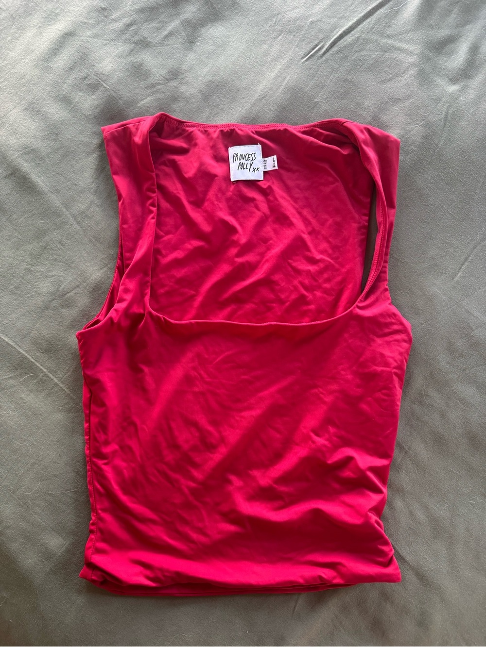 NWOT Princes Polly Square Neck Tank Top
